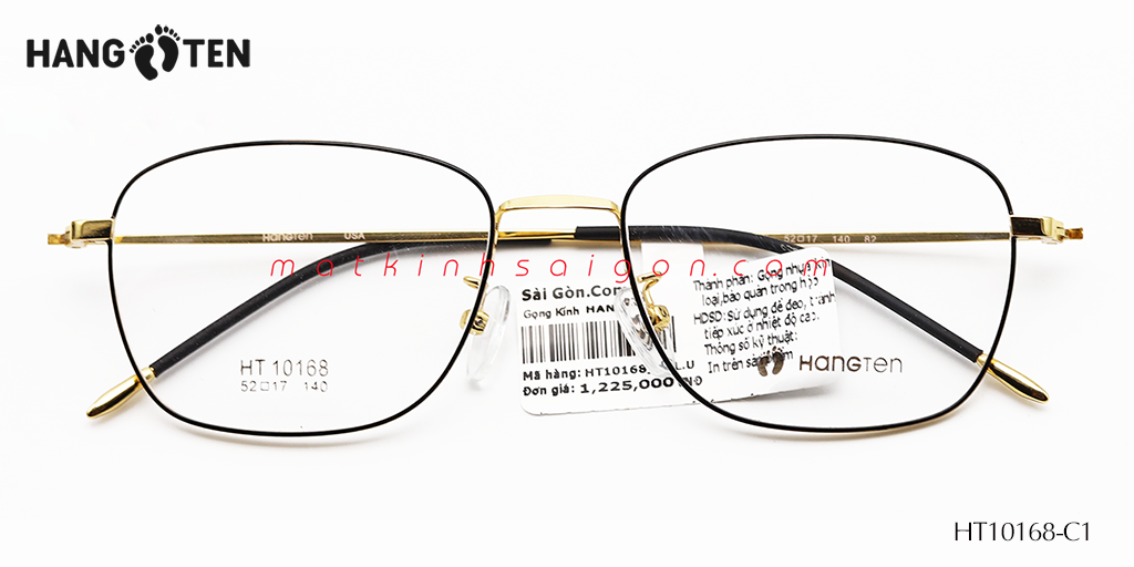 Gọng Kính Hợp Kim HangTen HT10168 C1 - Hover