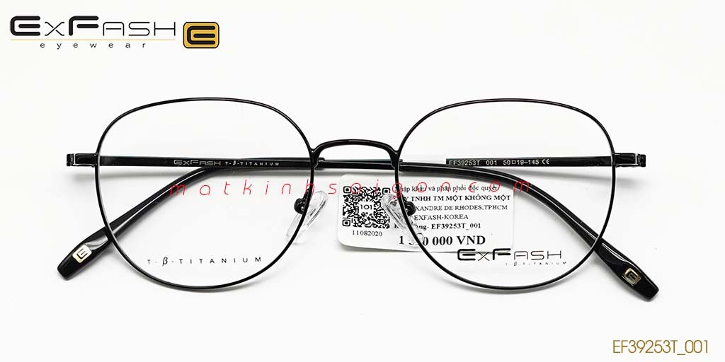 GỌNG KÍNH HỢP KIM EXFASH EF39253T_001 - Hover