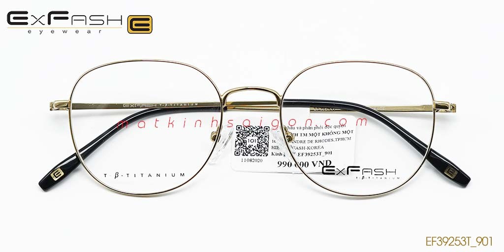 GỌNG KÍNH HỢP KIM EXFASH EF39253T_901 - Hover