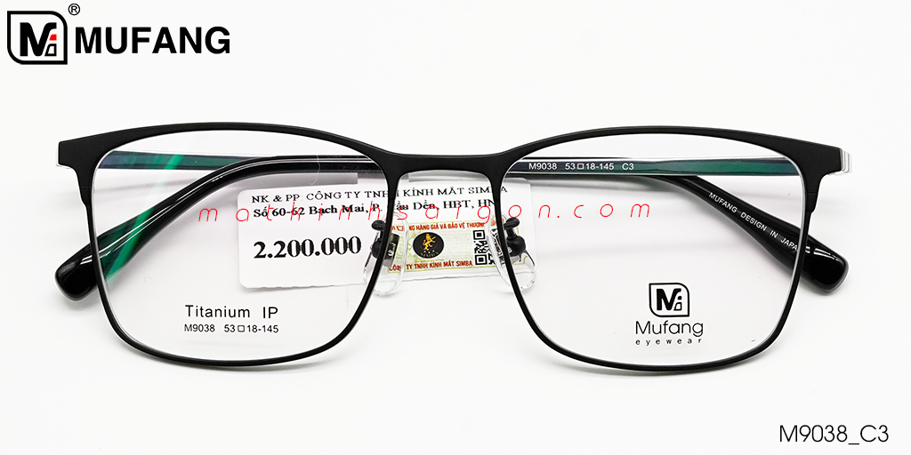 Gọng Kính B-Titanium Mufang M9038 C3 - Hover