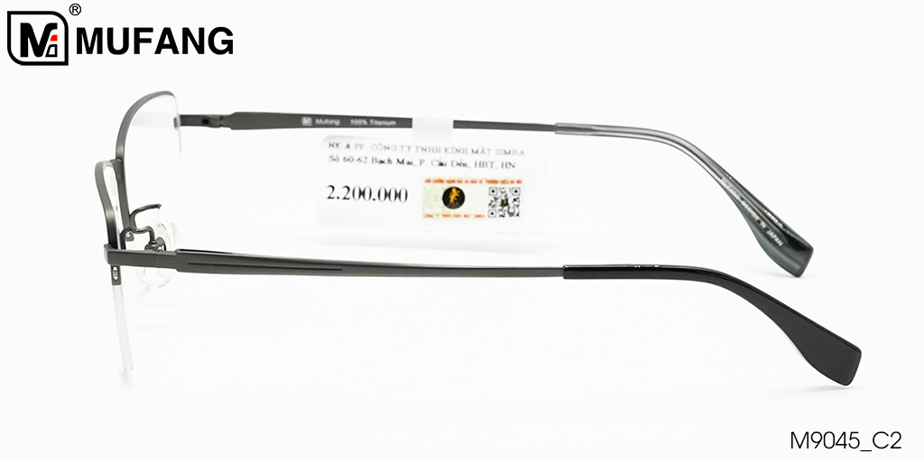 Gọng Kính B-Titanium Mufang  M9040 C2 - Hình 7