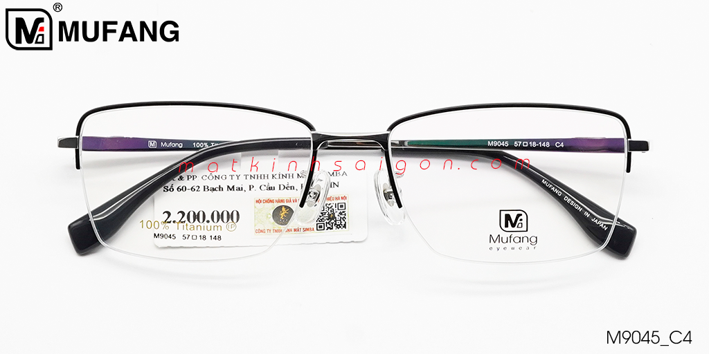 Gọng Kính B-Titanium Mufang M9040 C4 - Hover