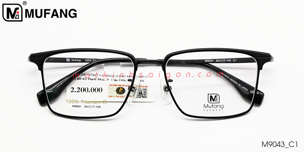 Gọng Kính B-Titanium Mufang M9041 C1 - Hover