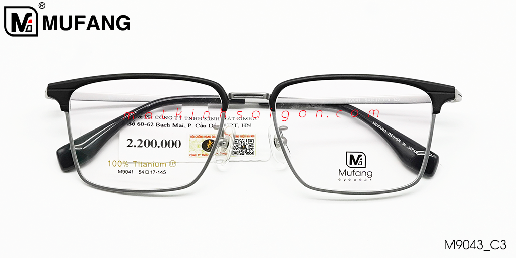 Gọng Kính B-Titanium Mufang M9041 C3 - Hover