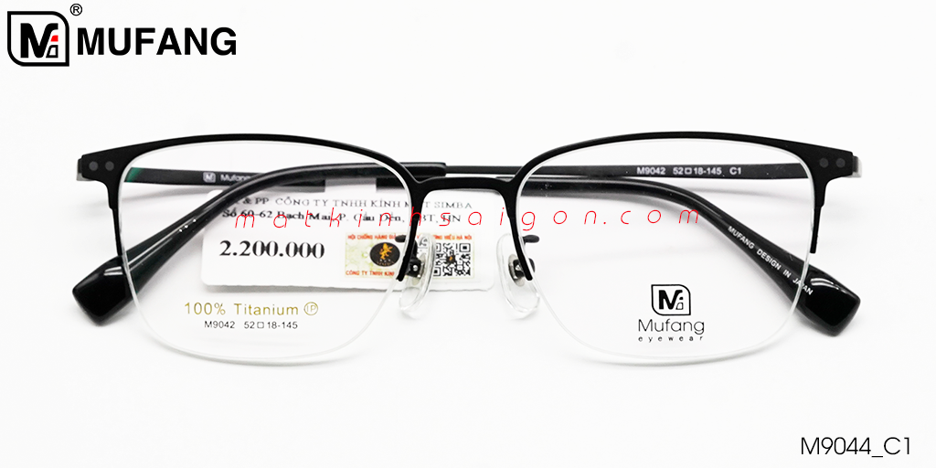 Gọng Kính B-Titanium Mufang M9042 C1 - Hover