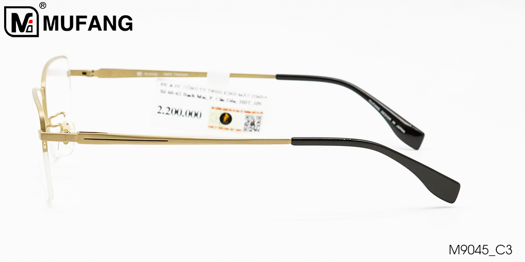 Gọng Kính B-Titanium Mufang M9045 C3 - Hình 5