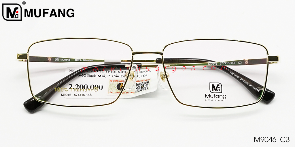 Gọng Kính B-Titanium Mufang M9046 C3 - Hover