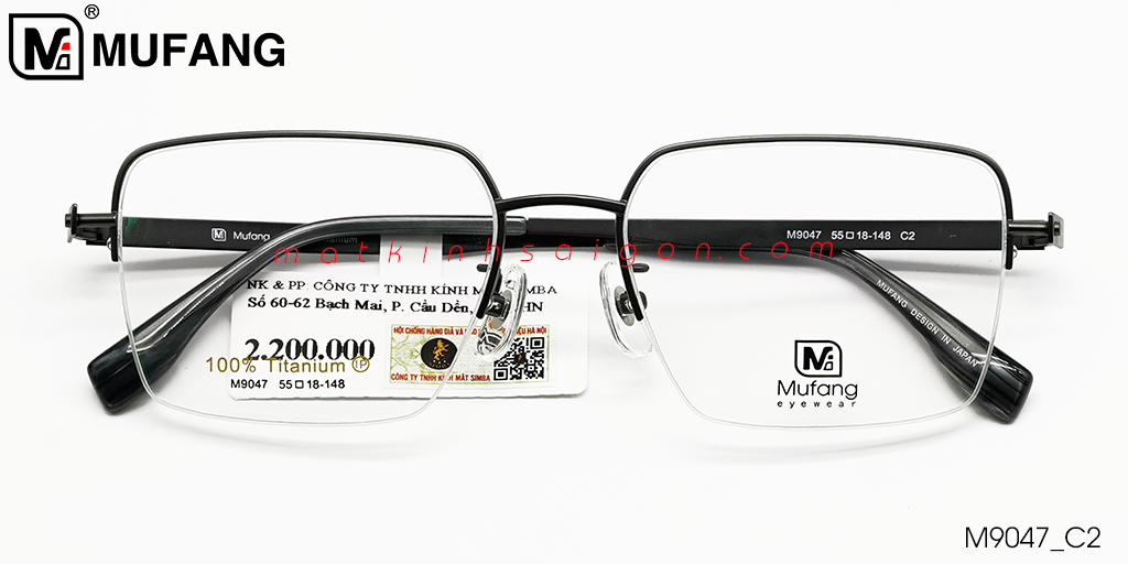 Gọng Kính Mufang B-Titanium M9047 C2 - Hover