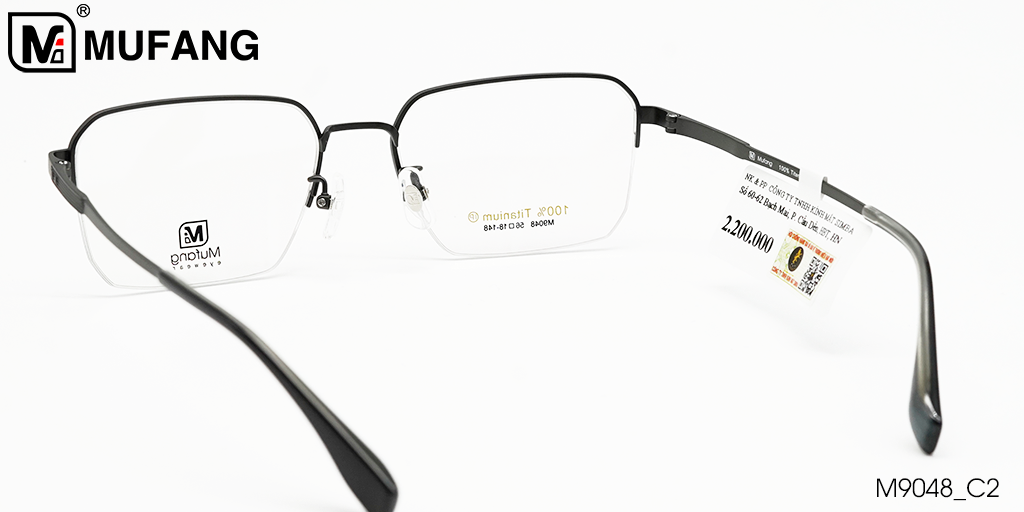 Gọng Kính B-Titanium Mufang M9048 C2 - Hình 4