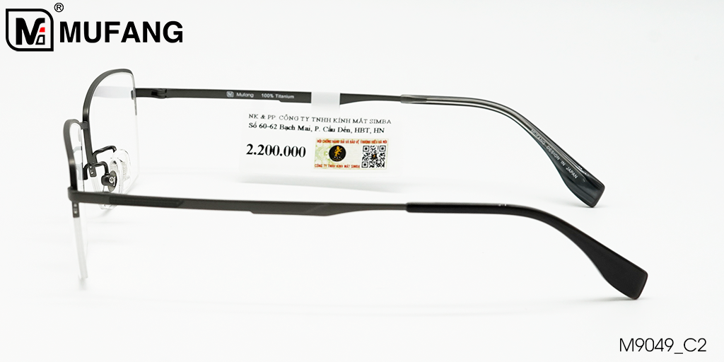 Gọng Kính B-Titanium Mufang M9049 C2 - Hình 7