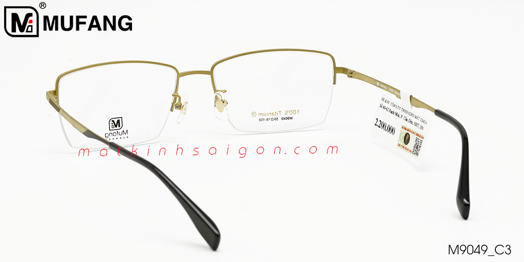 Gọng Kính B-Titanium Mufang M9049 C3 - Hình 4