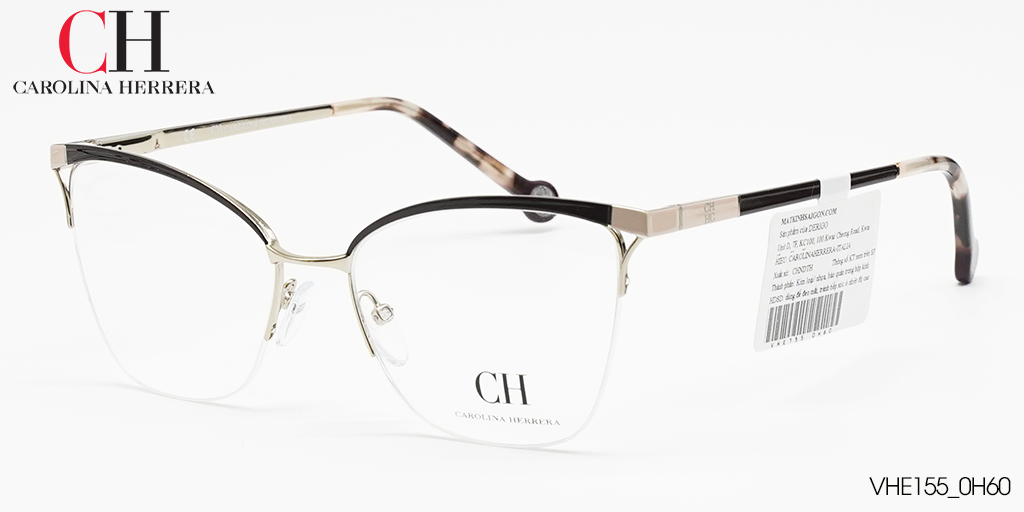 GỌNG KÍNH TITANIUM CAROLINA HERRERA VHE155 0H60 - Hình 4
