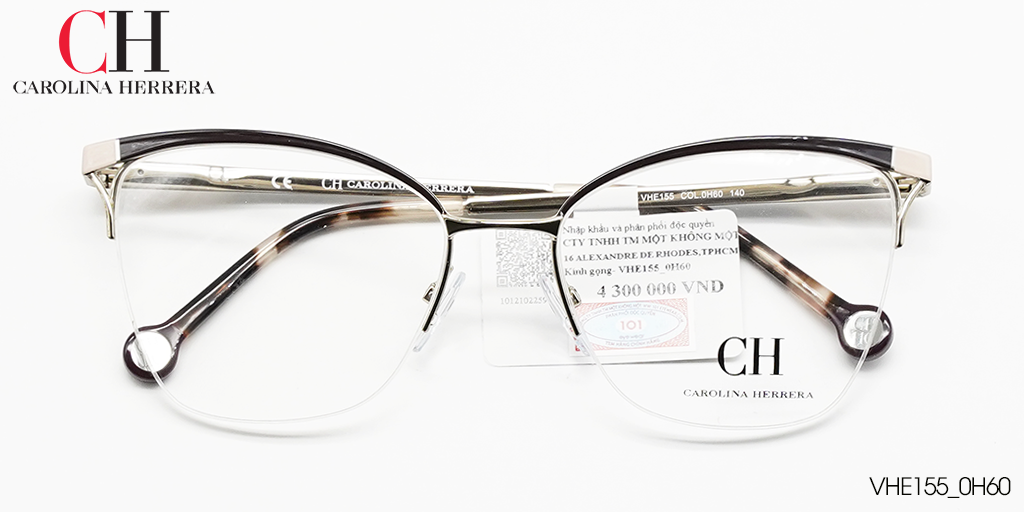 GỌNG KÍNH TITANIUM CAROLINA HERRERA VHE155 0H60 - Hover