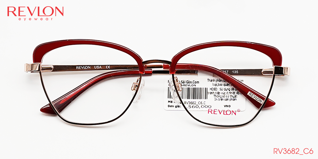 GỌNG KÍNH NHỰA NHỰA HỢP KIM REVLON RV3682 C6 - Hover