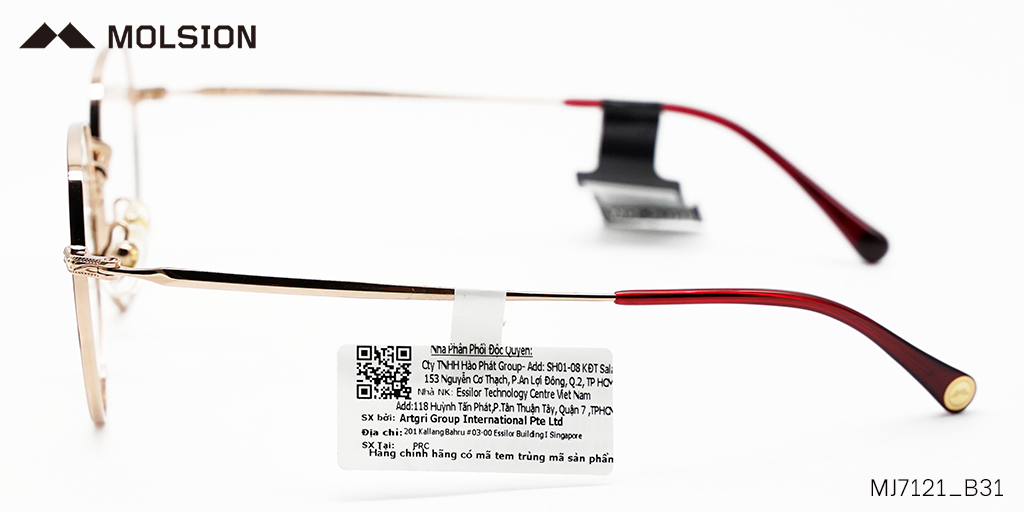 GỌNG KÍNH MOLSION MJ7121 B31 - Hình 6