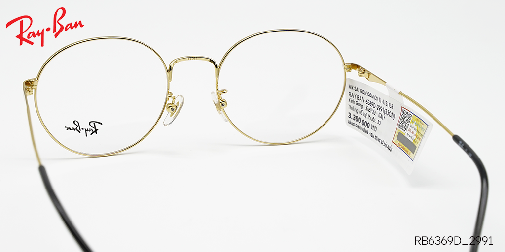 Gọng Kính Hợp Kim Metal RayBan RB6369D_2991 - Hình 5