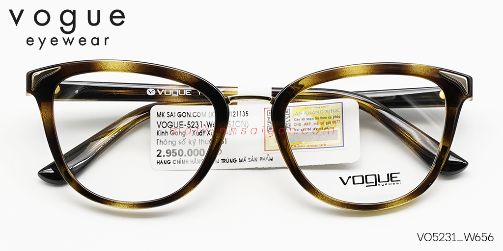 Gọng Kính Nhựa Acetate Vogue VO5231_W656 - Hover