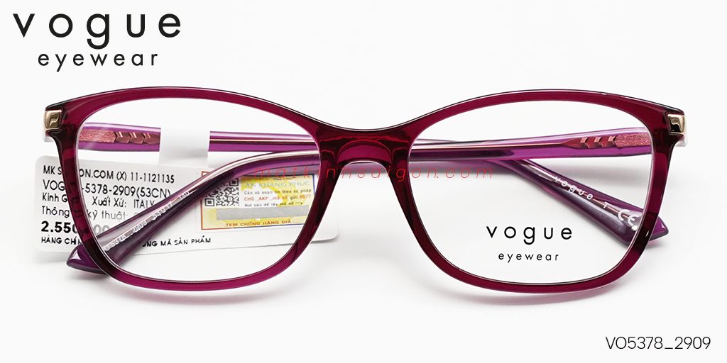 Gọng Kính Nhựa Acetate Vogue VO5378_2909 - Hover