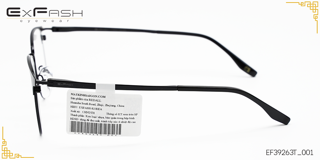 Gọng Kính Hợp Kim Exfash EF39263T_001 - Hình 6