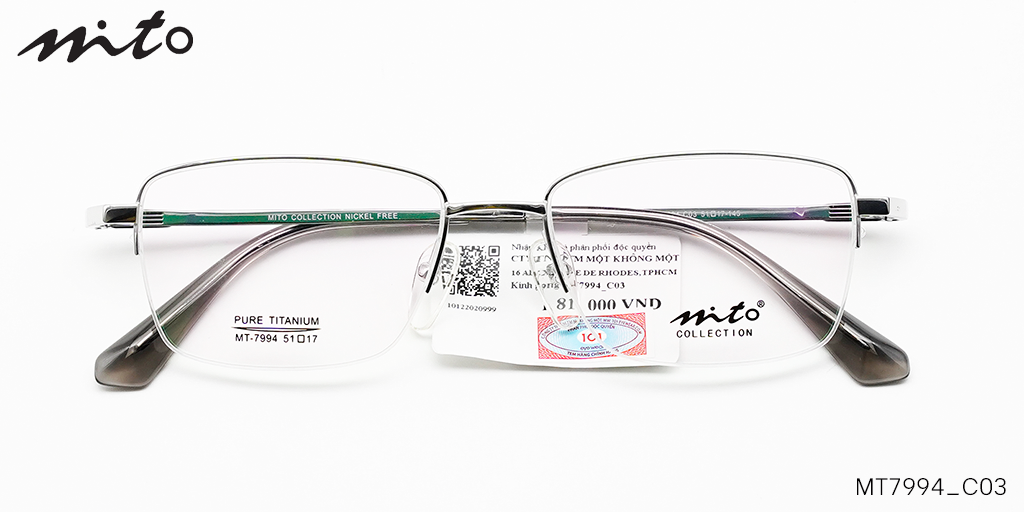 Gọng Kính Mito Pure-Titanium MT7994_C03 - Hover