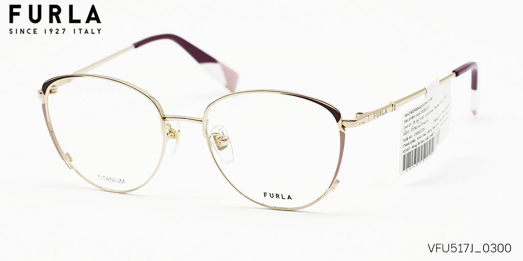 Gọng Kính Furla VFU517J 0300 - Hình 5