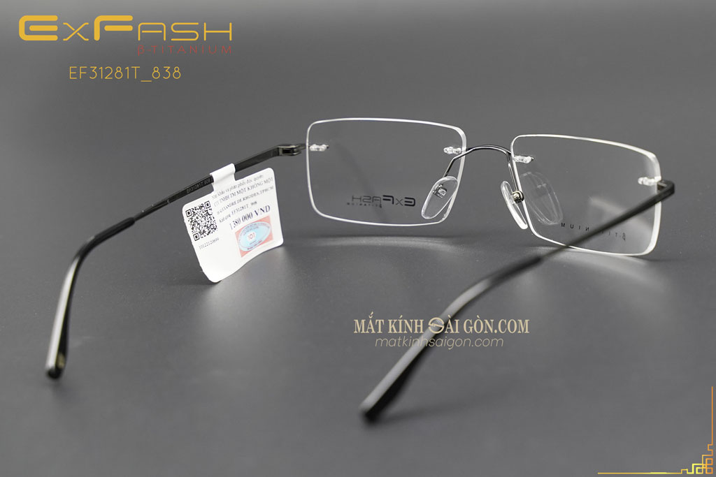 Gọng Kính Khoan Exfash EF31281T 838 - Hình 4