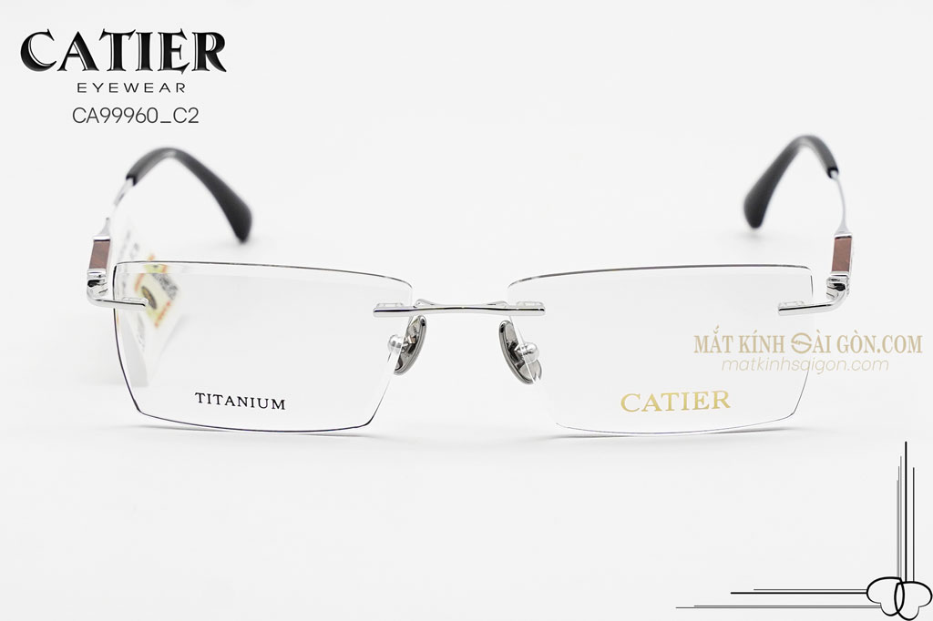 Gọng Kính Khoan Catier CA99960 C2 - Hình 3