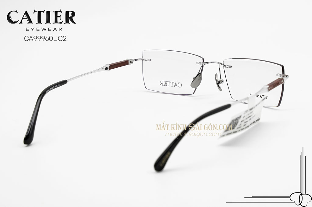 Gọng Kính Khoan Catier CA99960 C2 - Hình 4
