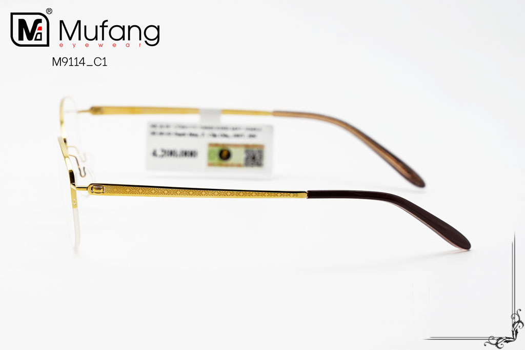 Gọng Kính Titanium Mufang M9114 C1 - Hình 7