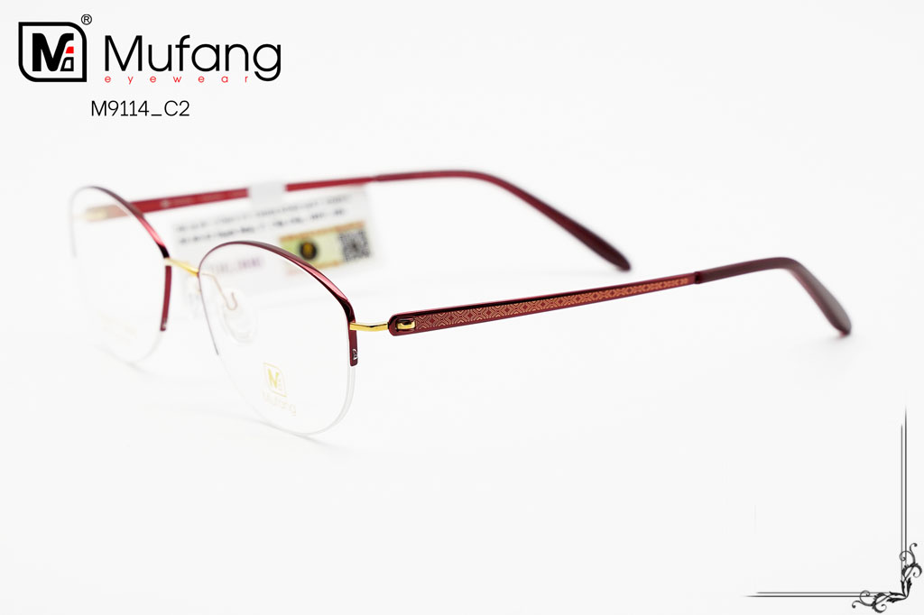 Gọng Kính Titanium Mufang M9114 C2 - Hình 5