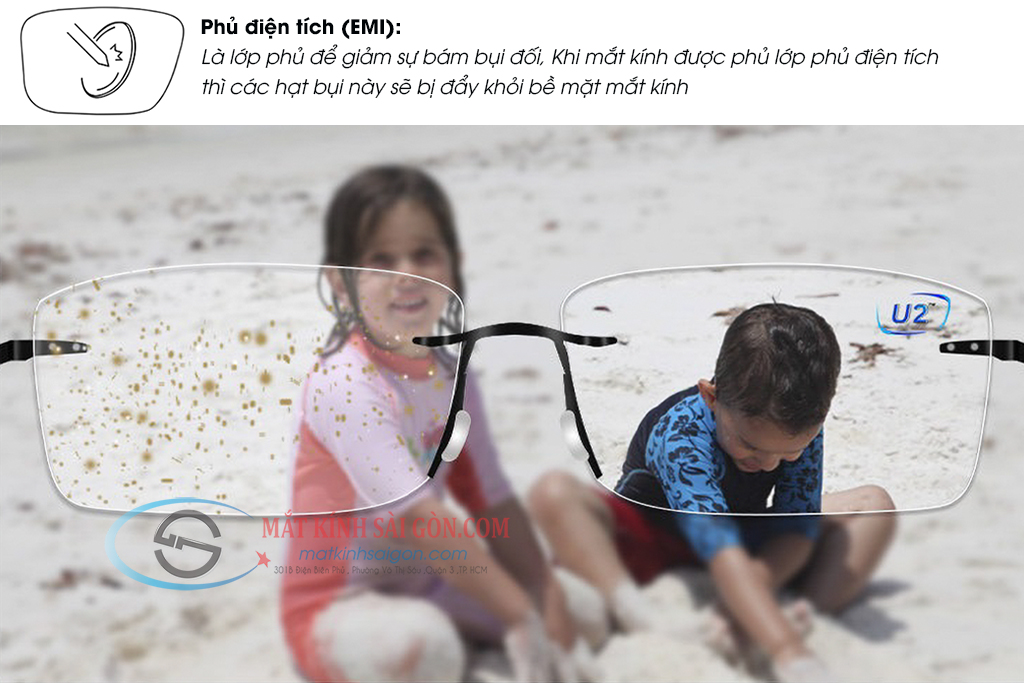 Tròng Kính Đổi Màu 1.56 Chemi Sun Guard - Hình 9