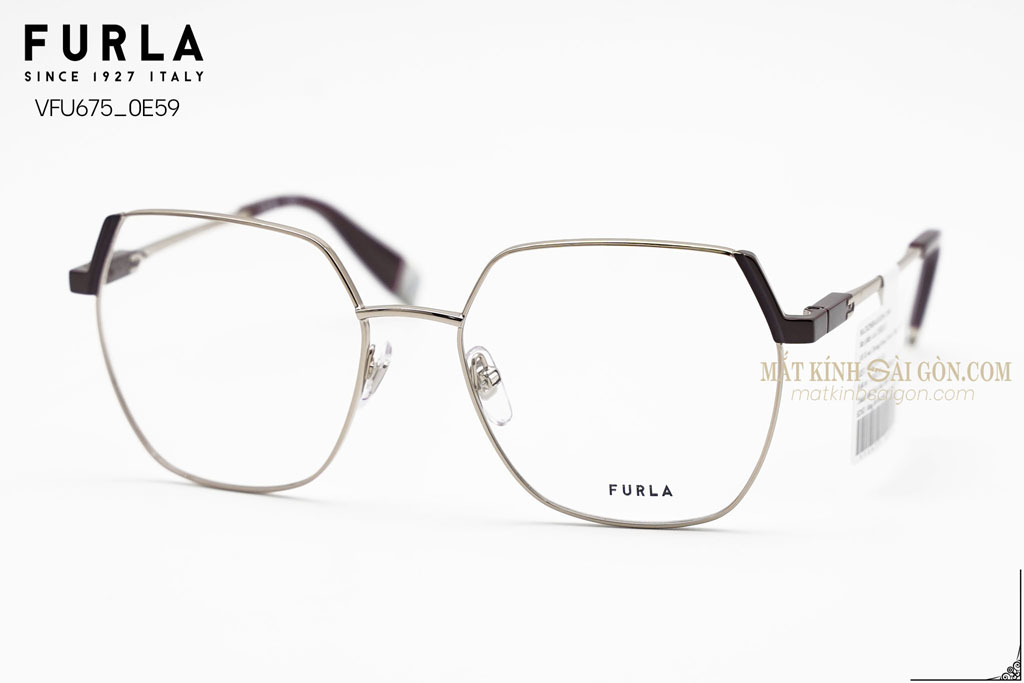 Gọng Kính Furla VFU675 0E59 - Hình 5