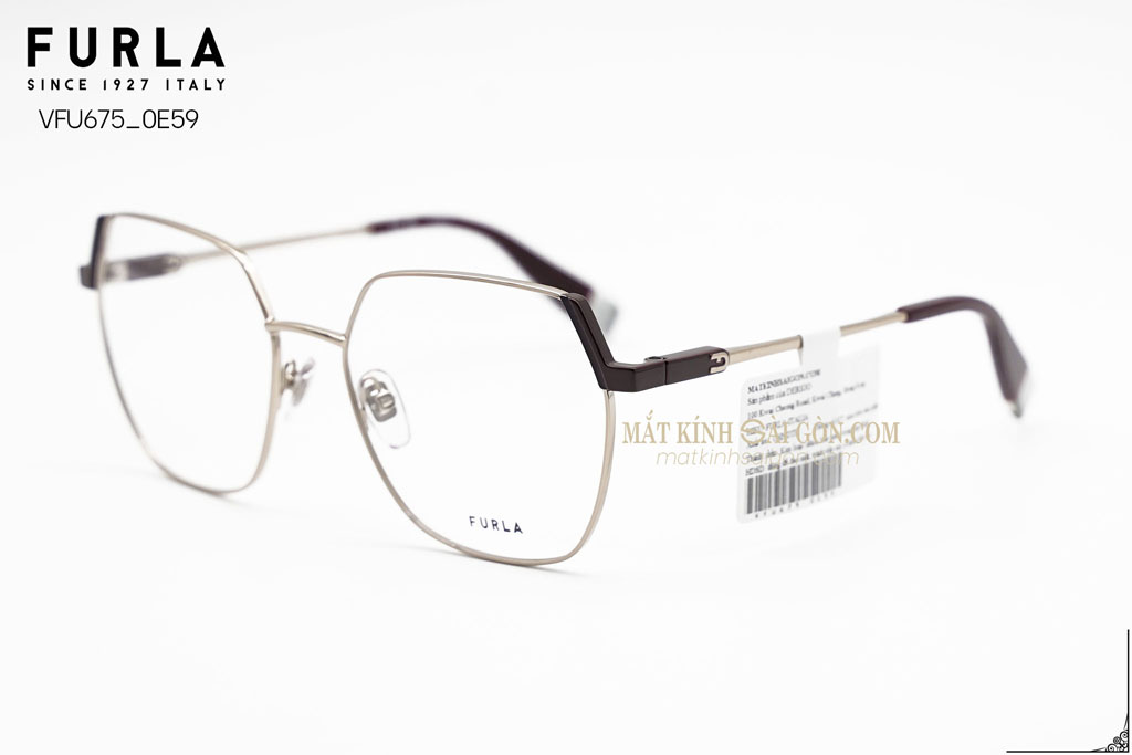 Gọng Kính Furla VFU675 0E59 - Hình 6