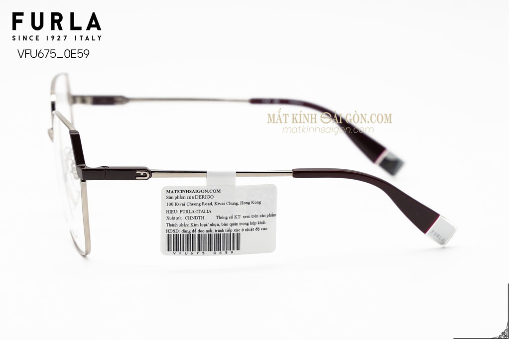 Gọng Kính Furla VFU675 0E59 - Hình 8