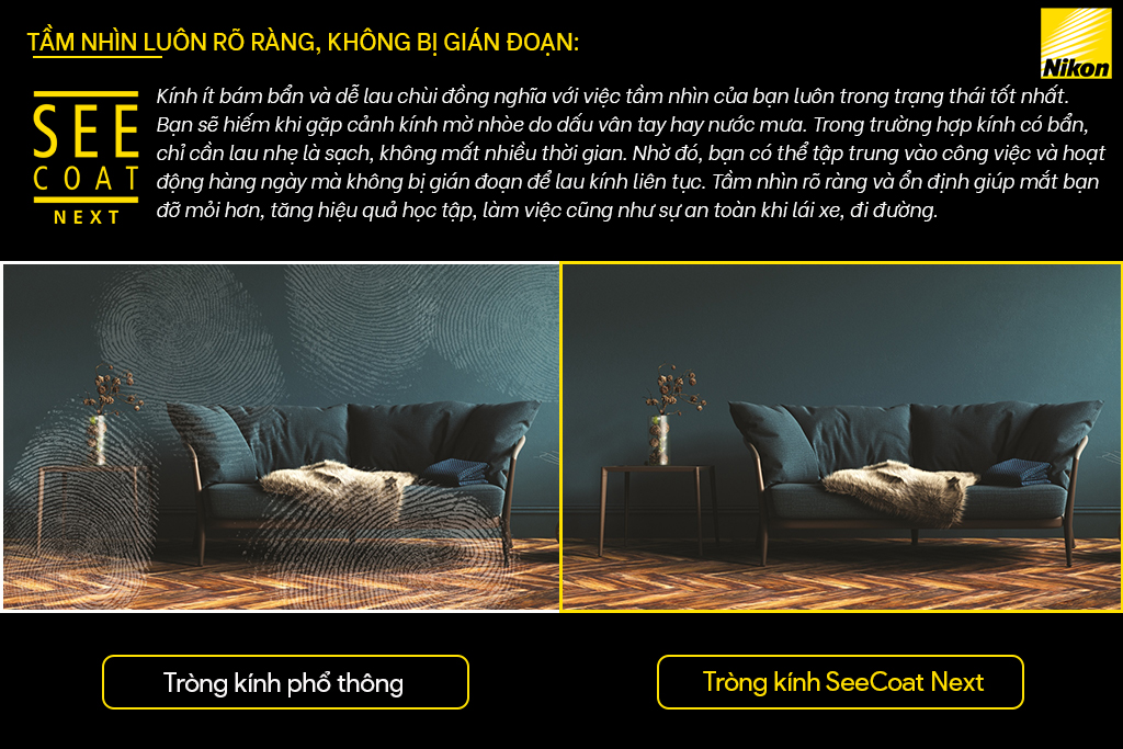 TRÒNG KÍNH KIỂM SOÁT ÁNH SÁNG XANH NIKON SEECOAT NEXT - Hình 7