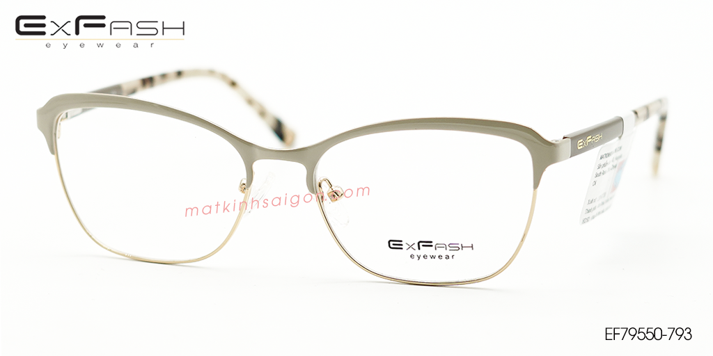 Gọng Kính Hợp Kim Exfash EF79550-793