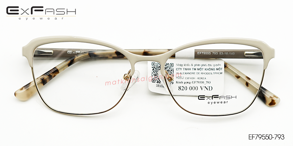 Gọng Kính Hợp Kim Exfash EF79550-793 - Hover