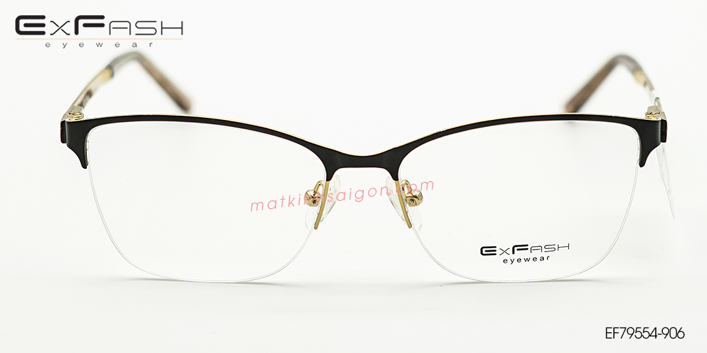 Gọng Kính Hợp Kim Exfash EF79554-906 - Hình 3