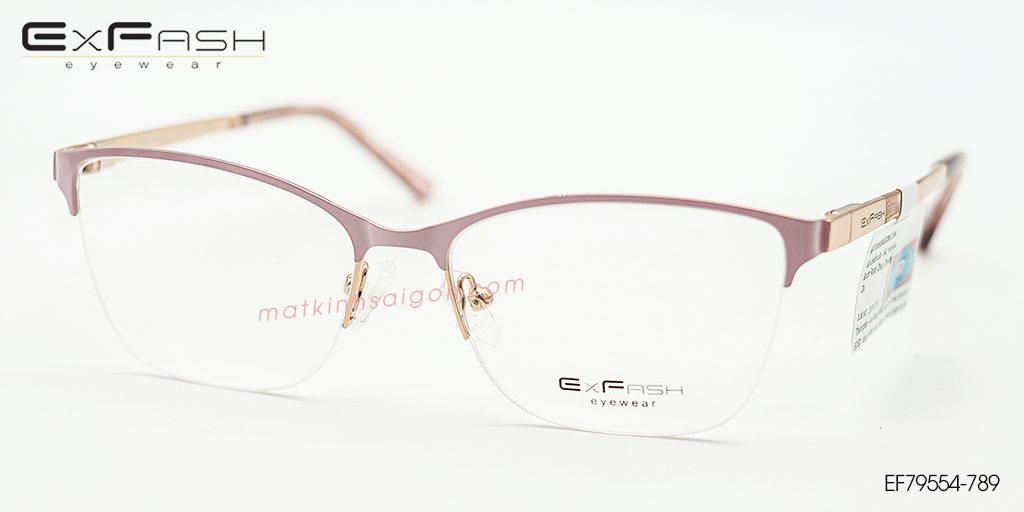 Gọng Kính Hợp Kim Exfash EF79554-789