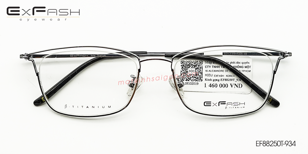 Gọng Kính B-Titanium Exfash EF88250T 934 - Hover