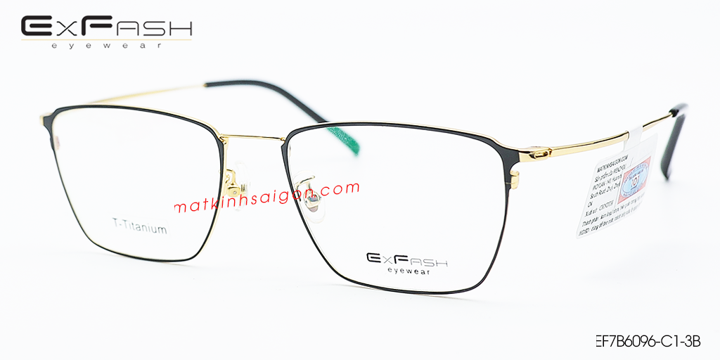 Gọng Kính B-Titanium Exfash EF7B6096-C1-3B
