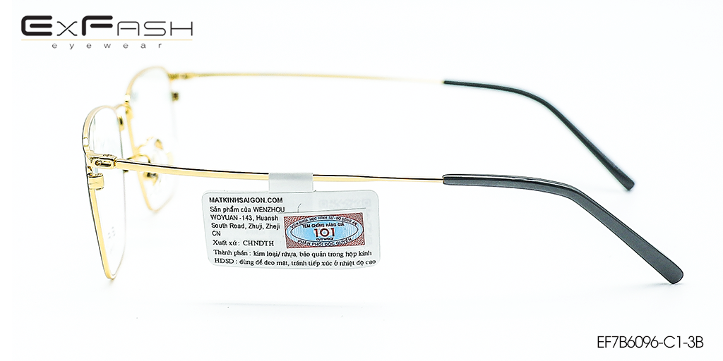 Gọng Kính B-Titanium Exfash EF7B6096-C1-3B - Hình 5