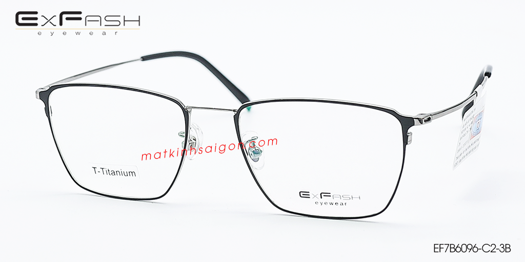 Gọng Kính B-Titanium Exfash EF7B6096-C2-3B
