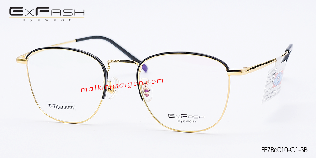 Gọng Kính B-Titanium Exfash EF7B6010-C1-3B