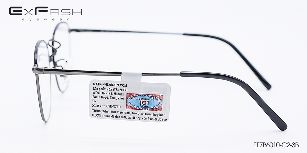 Gọng Kính B-Titanium Exfash EF7B6010-C2-3B - Hình 5
