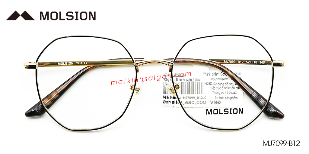 Gọng Kính Molsion MJ7099 B12 - Hover