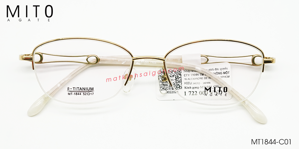 Gọng Kính B-Titanium MITO MT1844-C01 - Hover