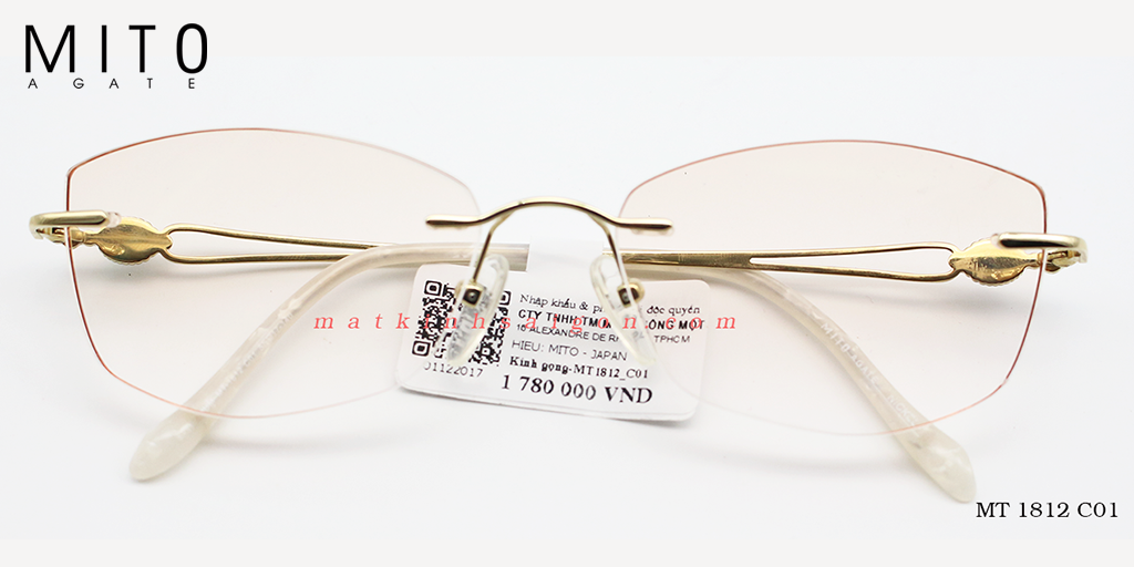 Gọng Kính Khoan MITO MT1812C01 - Hover