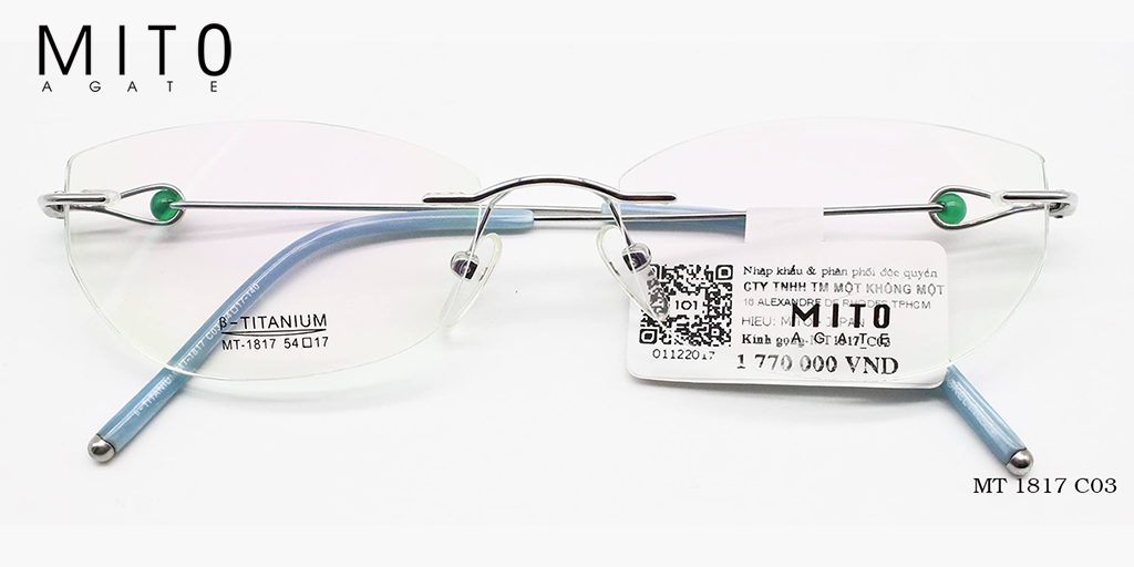 Gọng Kính Khoan MITO MT1817C03 - Hover