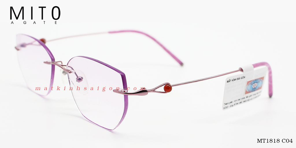 Gọng Kính Khoan  MITO  MT1818C04 - Hình 5